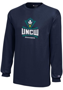 Champion UNCW Seahawks Youth Blue Core Long Sleeve T-Shirt