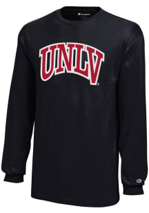 Champion UNLV Runnin Rebels Youth Black Core Long Sleeve T-Shirt