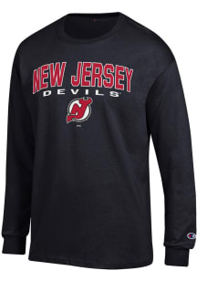 Champion New Jersey Devils Black Jersey Long Sleeve T Shirt