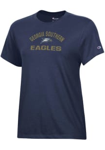 Champion Georgia Southern Eagles Womens Blue Core Short Sleeve T-Shirt