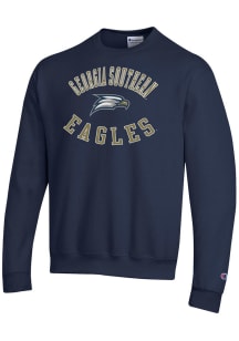 Champion Georgia Southern Eagles Mens Blue Powerblend Long Sleeve Crew Sweatshirt