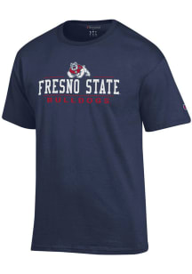 Champion Fresno State Bulldogs Blue Jersey Short Sleeve T Shirt