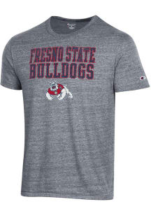 Champion Fresno State Bulldogs Grey Tri-Blend Short Sleeve Fashion T Shirt