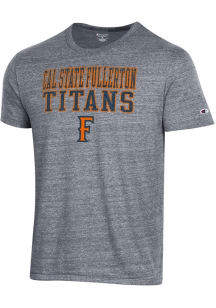 Champion Cal State Fullerton Titans Grey Tri-Blend Short Sleeve Fashion T Shirt
