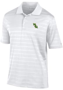 Champion William &amp; Mary Tribe Mens White Textured Solid Short Sleeve Polo