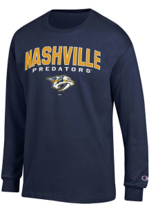 Champion Nashville Predators Blue Jersey Long Sleeve T Shirt