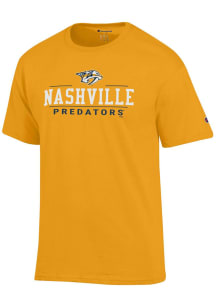 Champion Nashville Predators Yellow Jersey Short Sleeve T Shirt