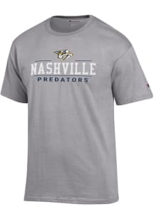 Champion Nashville Predators Grey Jersey Short Sleeve T Shirt