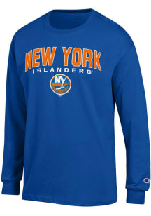 Champion New York Islanders Blue Jersey Long Sleeve T Shirt