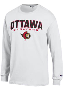 Champion Ottawa Senators White Jersey Long Sleeve T Shirt