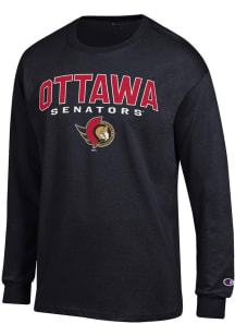 Champion Ottawa Senators Black Jersey Long Sleeve T Shirt