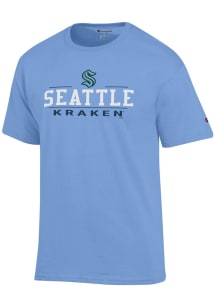 Champion Seattle Kraken Blue Jersey Short Sleeve T Shirt