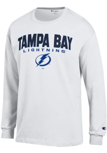 Champion Tampa Bay Lightning White Jersey Long Sleeve T Shirt