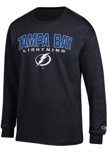 Champion Tampa Bay Lightning Black Jersey Long Sleeve T Shirt