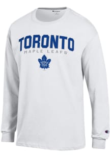 Champion Toronto Maple Leafs White Jersey Long Sleeve T Shirt