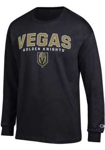 Champion Vegas Golden Knights Black Jersey Long Sleeve T Shirt