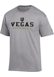 Champion Vegas Golden Knights Grey Jersey Short Sleeve T Shirt