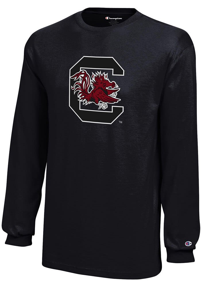 Champion South Carolina Gamecocks Youth BLACK Core Long Sleeve Tee