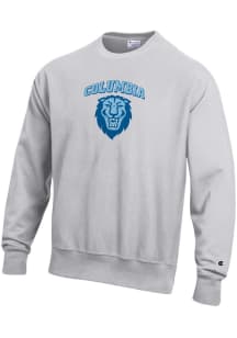 Champion Columbia College Cougars Mens Grey Reverse Weave Long Sleeve Crew Sweatshirt