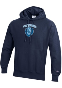 Champion Columbia College Cougars Mens Blue Reverse Weave Long Sleeve Hoodie