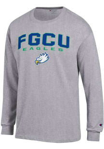 Champion Florida Gulf Coast Eagles Grey Jersey Long Sleeve T Shirt