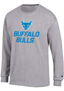 Champion Buffalo Bulls Grey Jersey Long Sleeve T Shirt