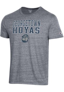 Champion Georgetown Hoyas Grey Tri-Blend Short Sleeve Fashion T Shirt