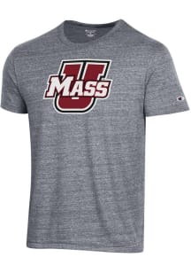 Champion Massachusetts Minutemen Grey Tri-Blend Short Sleeve Fashion T Shirt