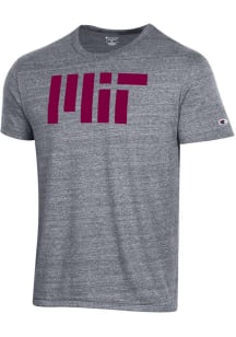 Champion MIT Engineers Grey Tri-Blend Short Sleeve Fashion T Shirt