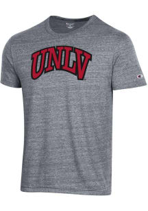 Champion UNLV Runnin Rebels Grey Tri-Blend Short Sleeve Fashion T Shirt