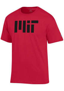 Champion MIT Engineers Red Jersey Short Sleeve T Shirt