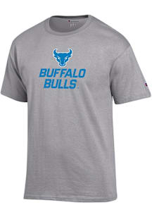 Champion Buffalo Bulls Grey Jersey Short Sleeve T Shirt