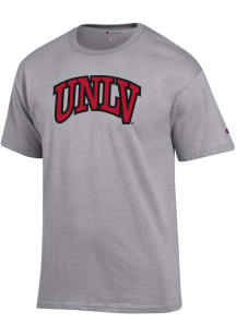 Champion UNLV Runnin Rebels Grey Jersey Short Sleeve T Shirt