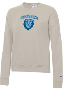 Champion Columbia College Cougars Womens Brown Powerblend Crew Sweatshirt