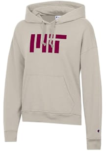 Champion MIT Engineers Womens Tan Powerblend Hooded Sweatshirt