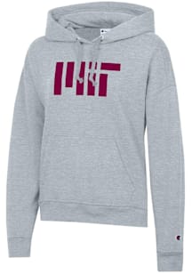 Champion MIT Engineers Womens Grey Powerblend Hooded Sweatshirt