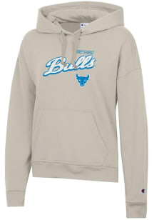 Champion Buffalo Bulls Womens Tan Powerblend Hooded Sweatshirt