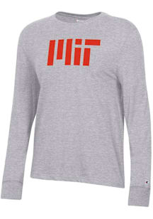 Champion MIT Engineers Womens Grey Core LS Tee