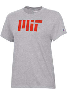 Champion MIT Engineers Womens Grey Core Short Sleeve T-Shirt