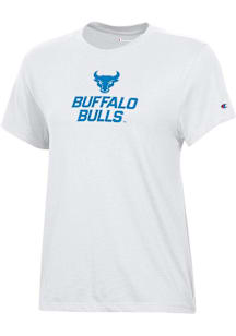 Champion Buffalo Bulls Womens White Core Short Sleeve T-Shirt