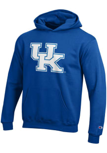 Champion Kentucky Wildcats Youth Blue Powerblend Long Sleeve Hoodie