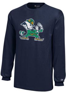 Champion Notre Dame Fighting Irish Youth Blue Core Long Sleeve T-Shirt