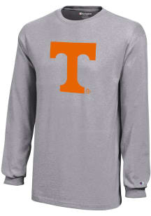 Champion Tennessee Volunteers Youth Grey Core Long Sleeve T-Shirt