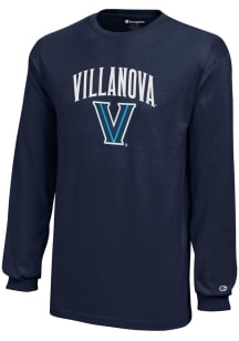 Champion Villanova Wildcats Youth Blue Core Long Sleeve T-Shirt
