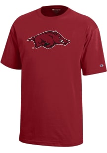 Champion Arkansas Razorbacks Youth Cardinal Core Short Sleeve T-Shirt
