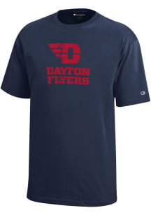 Champion Dayton Flyers Youth Blue Core Short Sleeve T-Shirt
