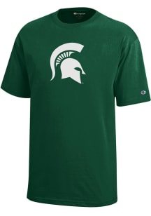 Youth Michigan State Spartans Green Champion Core Short Sleeve T-Shirt