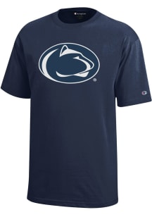 Youth Penn State Nittany Lions Blue Champion Core Short Sleeve T-Shirt