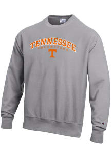 Champion Tennessee Volunteers Mens Silver Reverse Weave Long Sleeve Hoodie