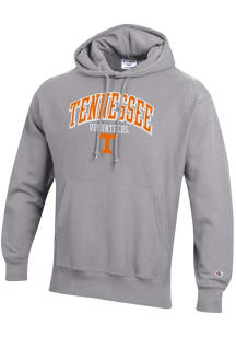Champion Tennessee Volunteers Mens Grey Reverse Weave Long Sleeve Hoodie